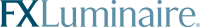 FX Luminaire logo, representing high-quality outdoor lighting solutions for landscaping and hardscaping projects by Atlas Landscape.